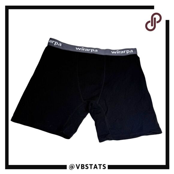 Wirarpa Men's Cotton Blend Ultra Breathable Soft Boxer Briefs Black Size XL - Picture 2 of 6